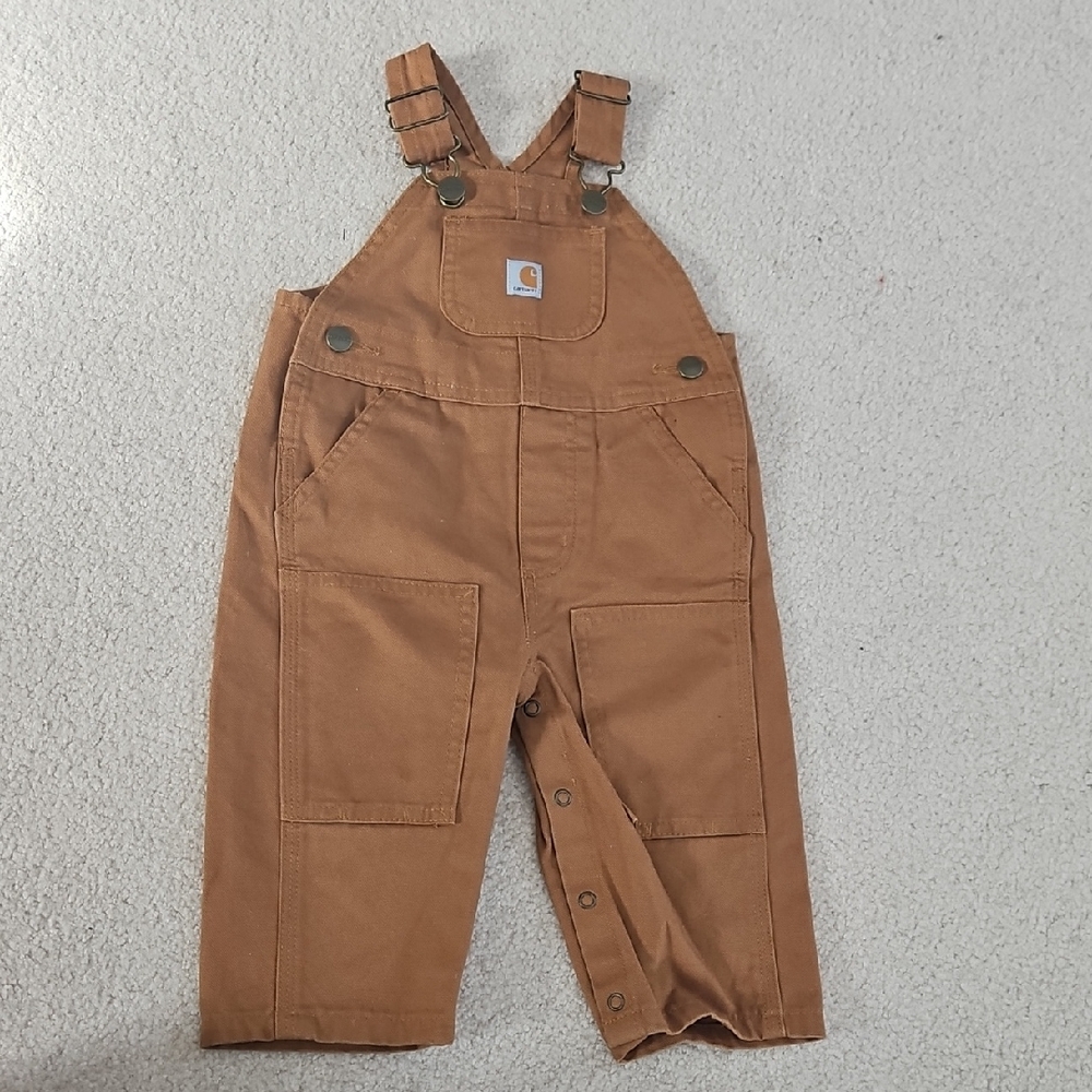 Carhartt Baby 9M Tan Overalls